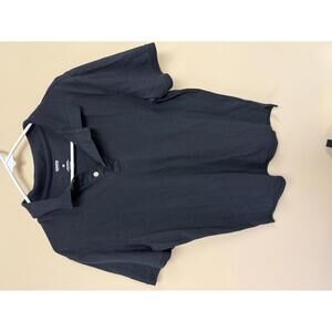 Men's Black Polo Shirt Size M